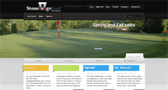 Desktop Screenshot of golfstonehedge.com